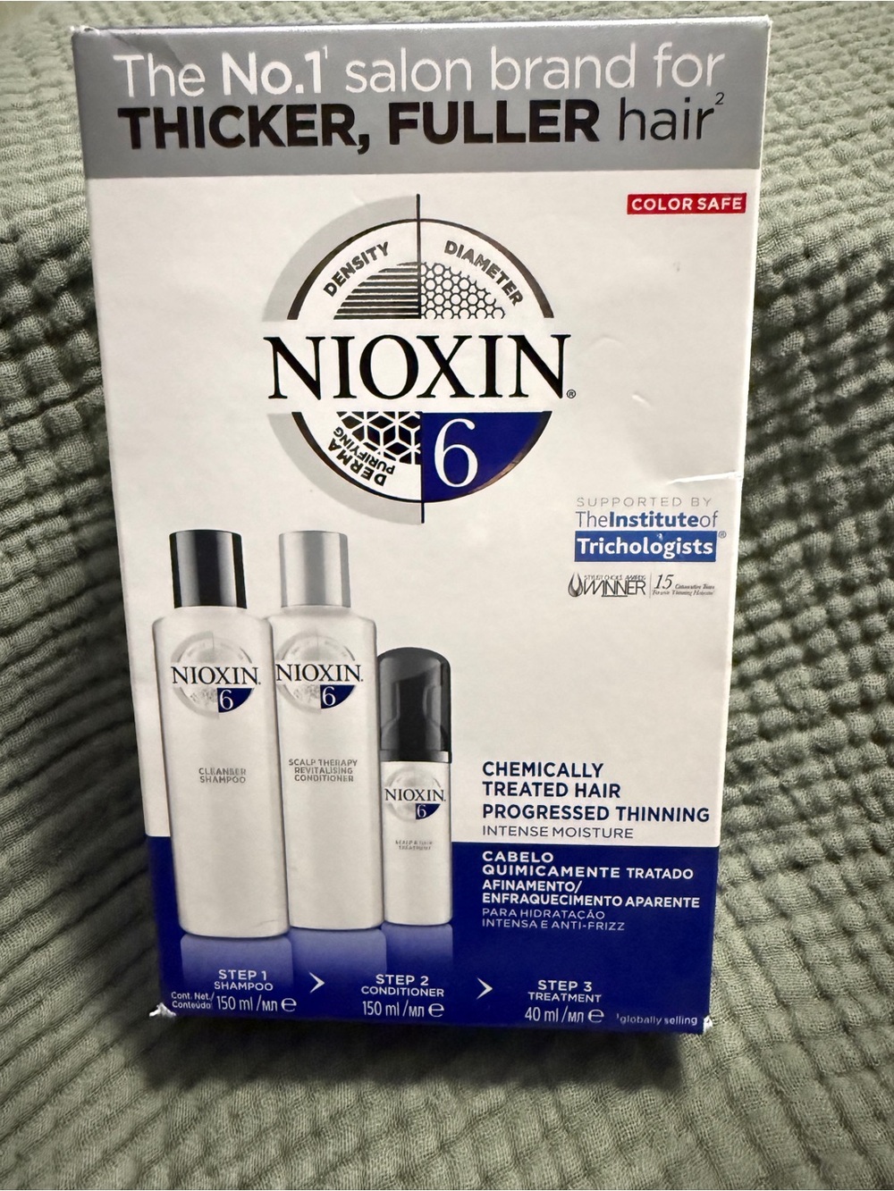 6 System Kit for Chemically Treated Hair from Nixon